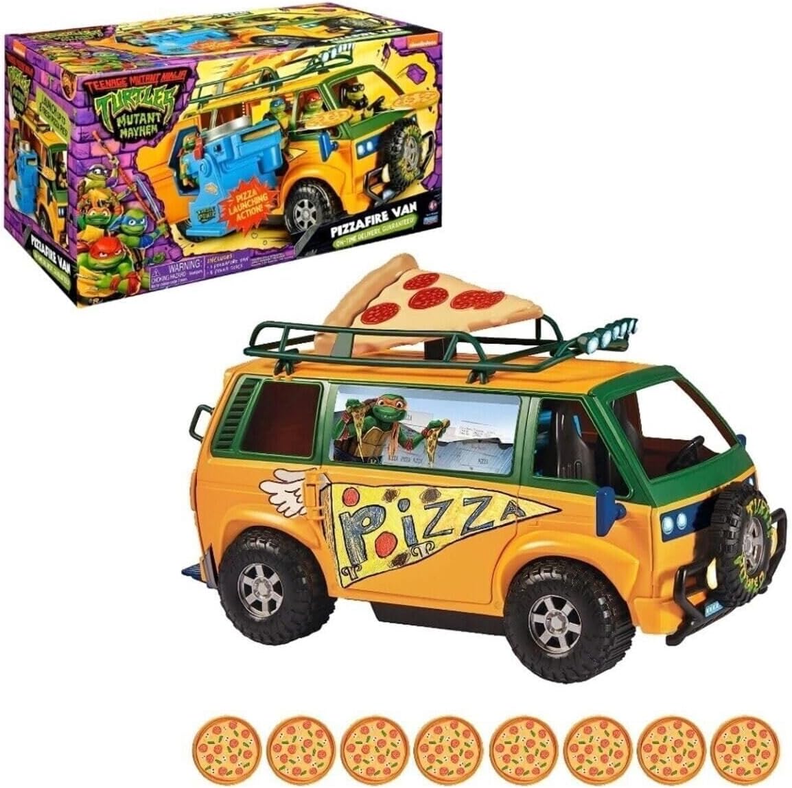 Teenage Mutant Ninja Turtles: Mutant Mayhem Pizza Fire Delivery Van