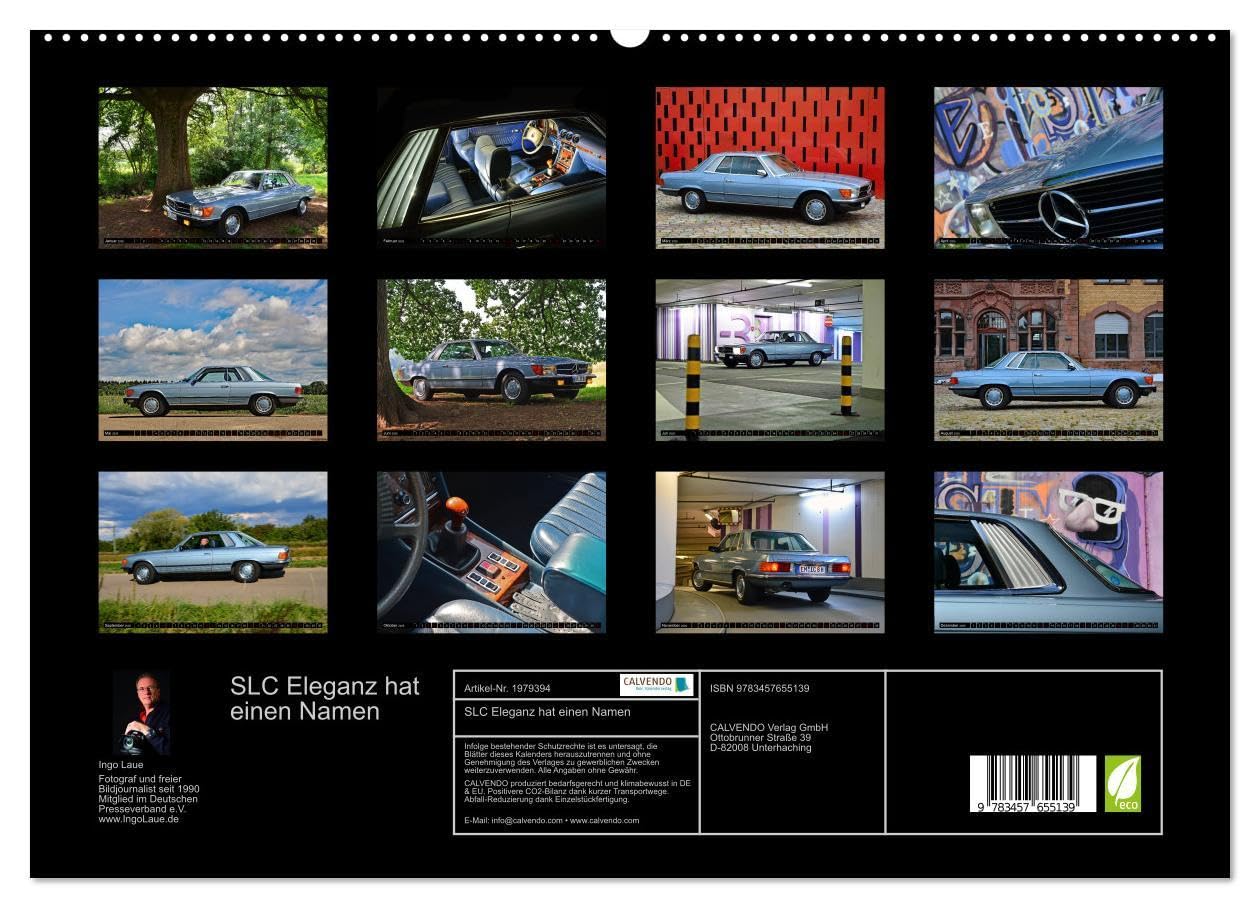 SLC Eleganz hat einen Namen (hochwertiger Premium Wandkalender 2026 DIN A2 quer), Kunstdruck in Hochglanz: Ein Klassiker aus dem Schwabenland (CALVENDO Mobilitaet)