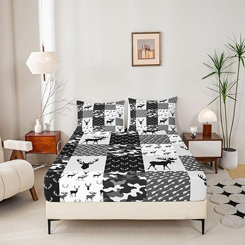 Miniatura 185 de Erosebridal Sábana bajera ajustable de hojas de marihuana, sábana de hoja de cannabis para adultos, juego de ropa de cama rústica de hojas exóticas