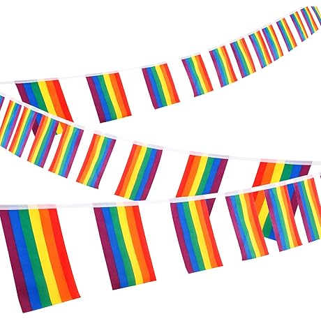 Whaline 38 Flags Gay Pride Banner: Vibrant Symbol of Inclusivity and Celebration