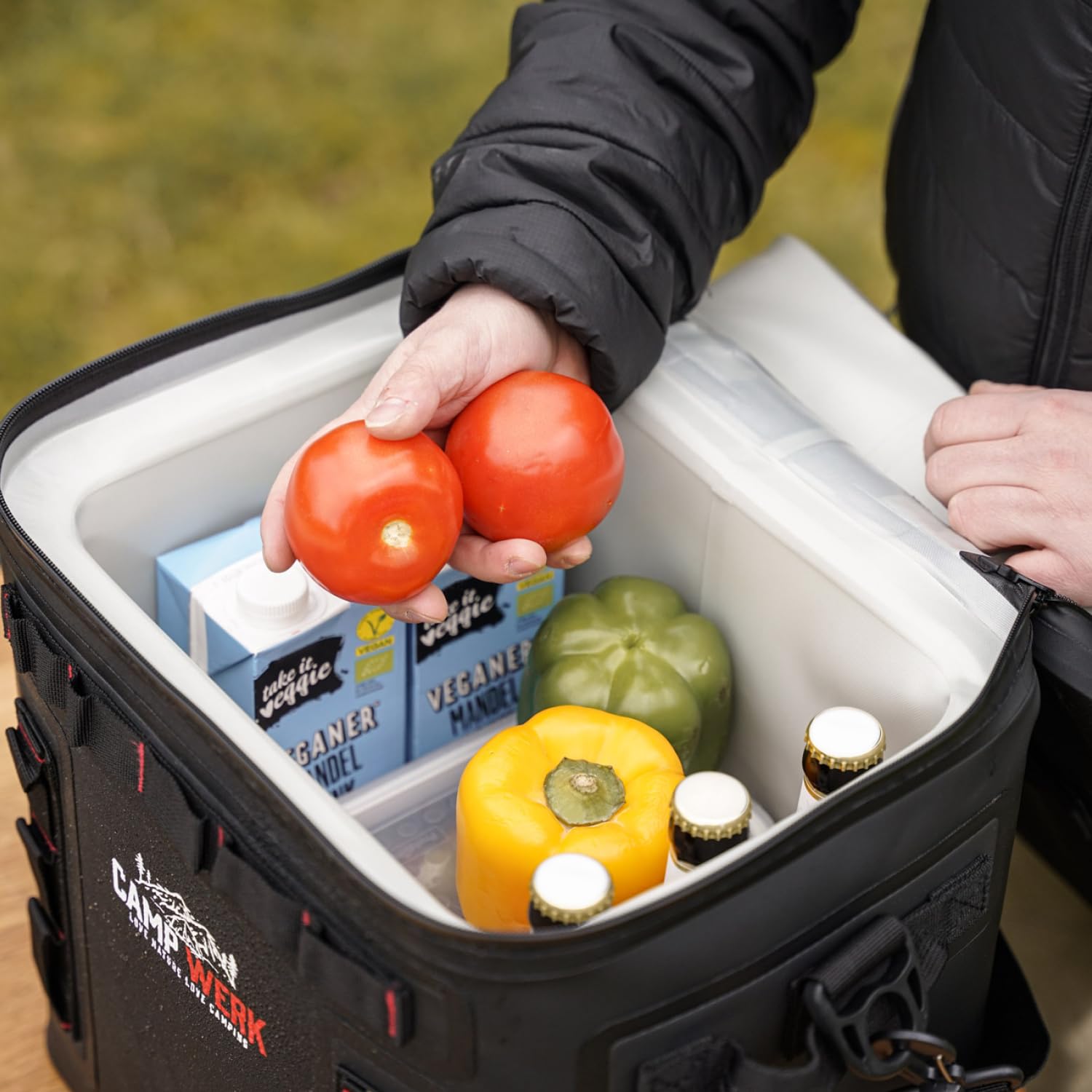 CAMPWERK 25L Kühltasche – Wasserdicht, isoliert & robust – Perfekt für Camping, Outdoor & Picknick