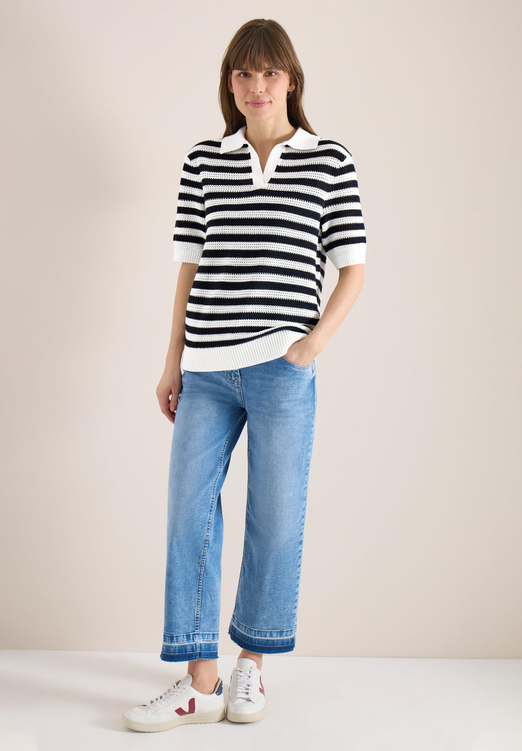 Cecil 3017675 Polo a Righe Donna (Pacco da 1)