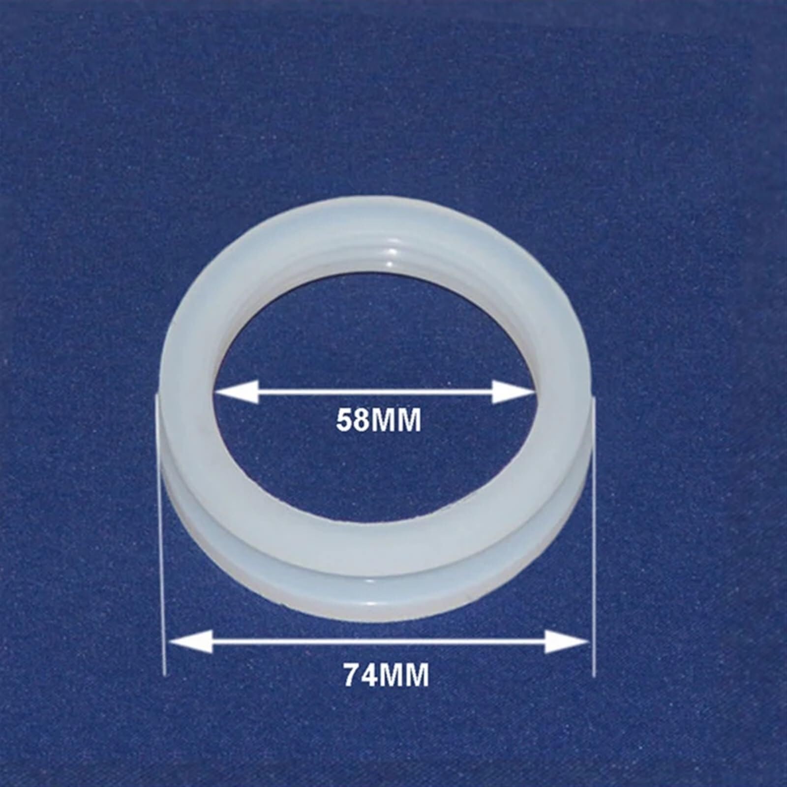 5 pièces/lot 58mm ou 47mm bague d'étanchéité en silicone blanc for chauffe-eau solaire à tube sous vide, joint torique en silicone (47mm),Matériau Fiable