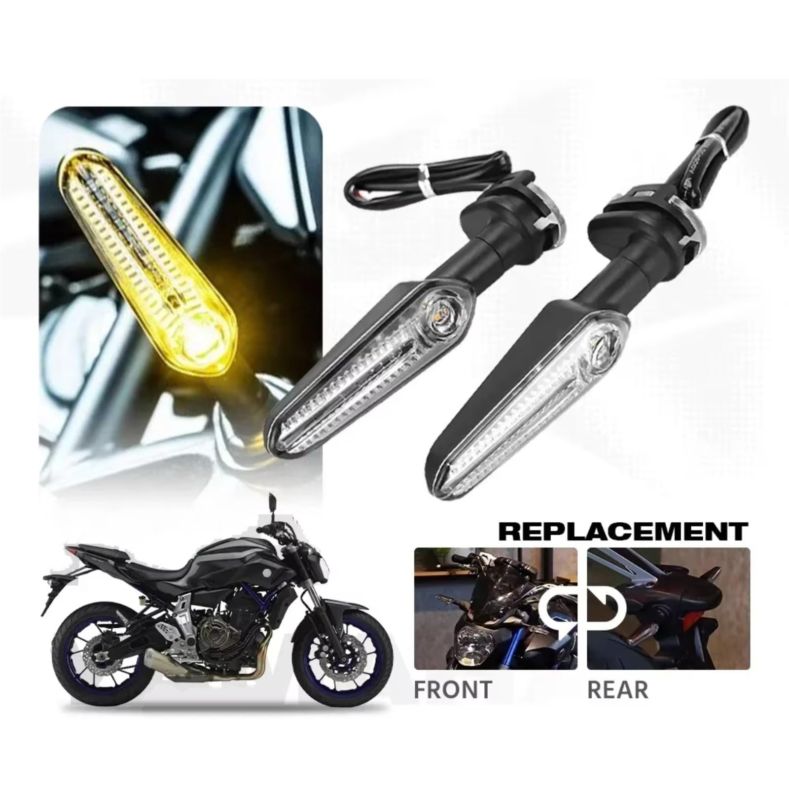 Amazon | ウインカー バイク Compatible With Yamaha For XSR125 2021