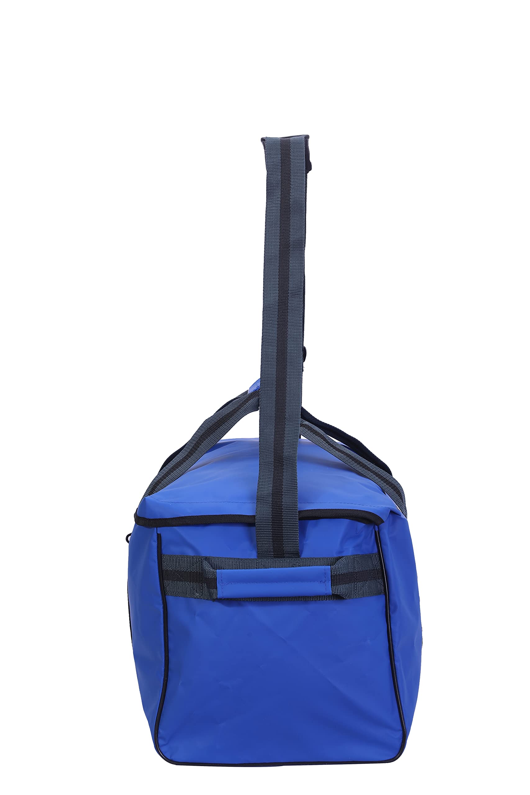 Borsone in PVC blu 60L 64'' - blu per esterni, campeggio, sport, petrolio e gas, sport acquatici (nero), Blu, 60 L 61 cm