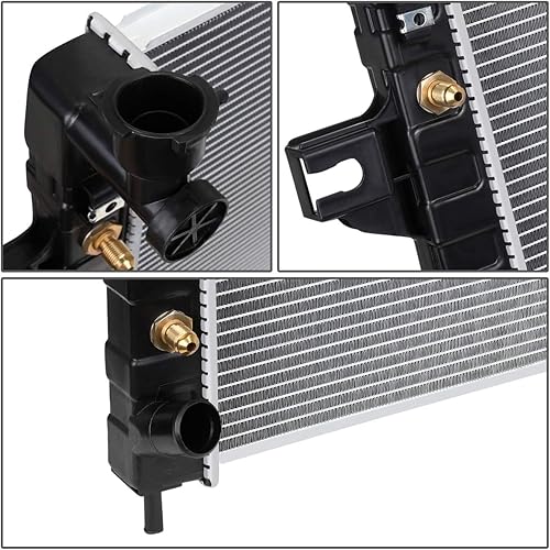 Miniatura 9 de DNA Motoring OEM-RA-1396 Radiador de núcleo de aluminio compatible con 93-97 Grand Cherokee 4.0 AT, 19-316 pulgadas de ancho x 22-316 pulgadas de