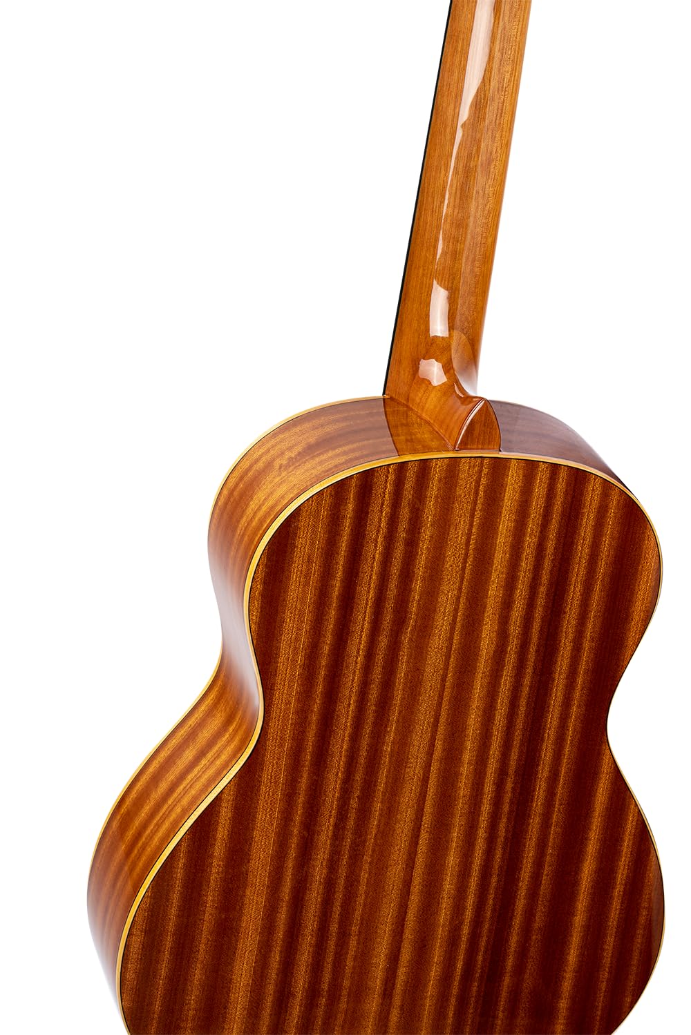 Ortega Guitars 3/4 Konzert Gitarre – Family Series – Inklusive Gig Bag – Zeder, Mahagoni, Hochglanz Natur (R122G-3/4)