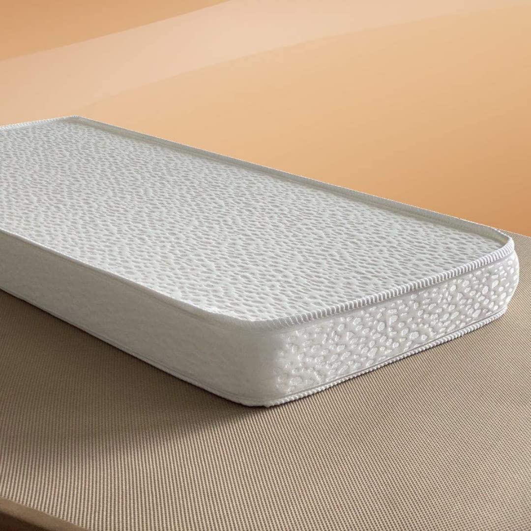 Colchón cuna 60x120 | Tejido Aloe Vera Hipoalergénico | Fabricado en España | Reversible | Certificado Oeko-Tex | Tratamiento Sanitized | CertiPUR | colchon cuna 120 x 60 cm | Altura 10cm | Tejido 3D
