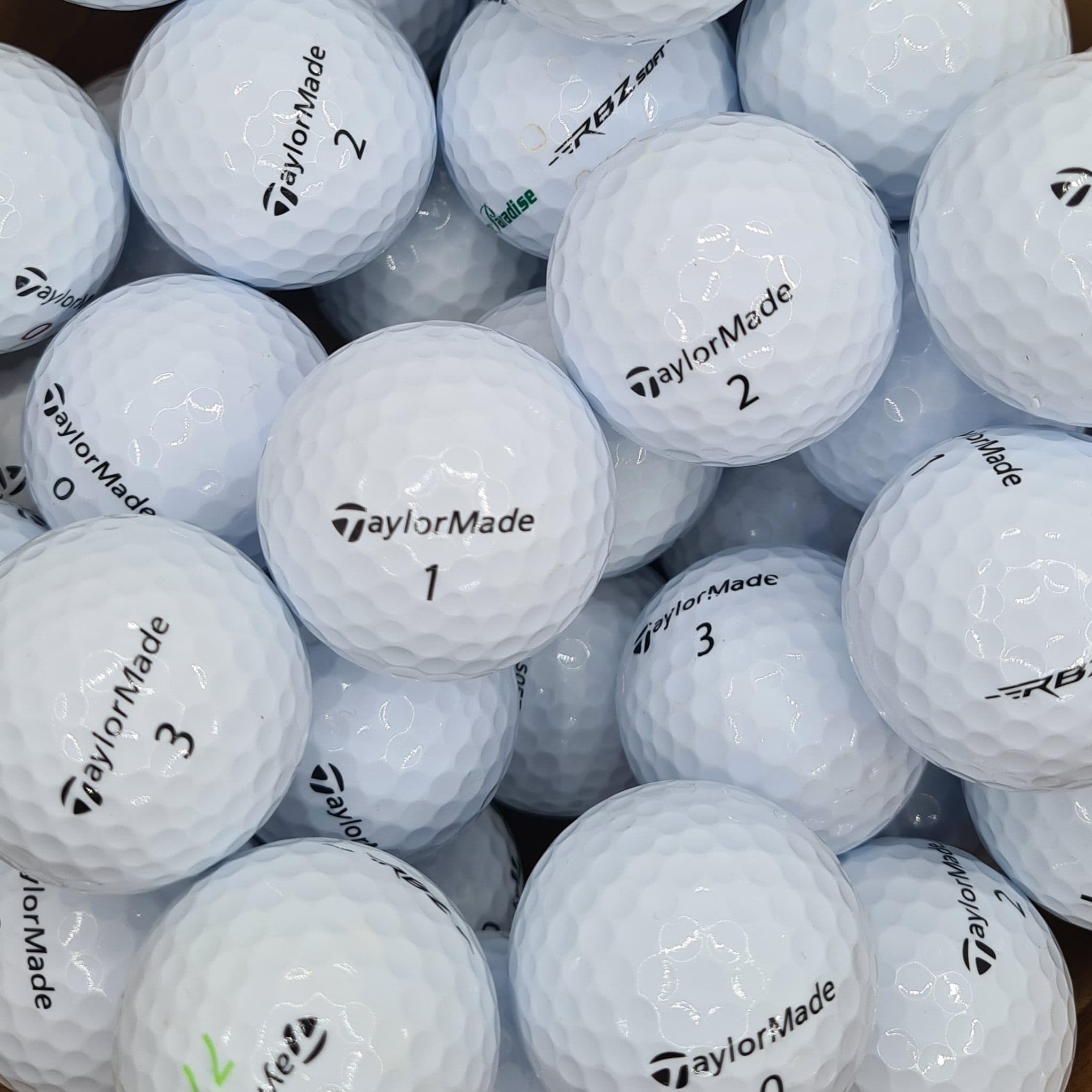 Premium Used Pearl/A Grade Recycled Lake Balls for TaylorMade Golf Balls - Mixed Models - Used, Not New Choose 24 or 40