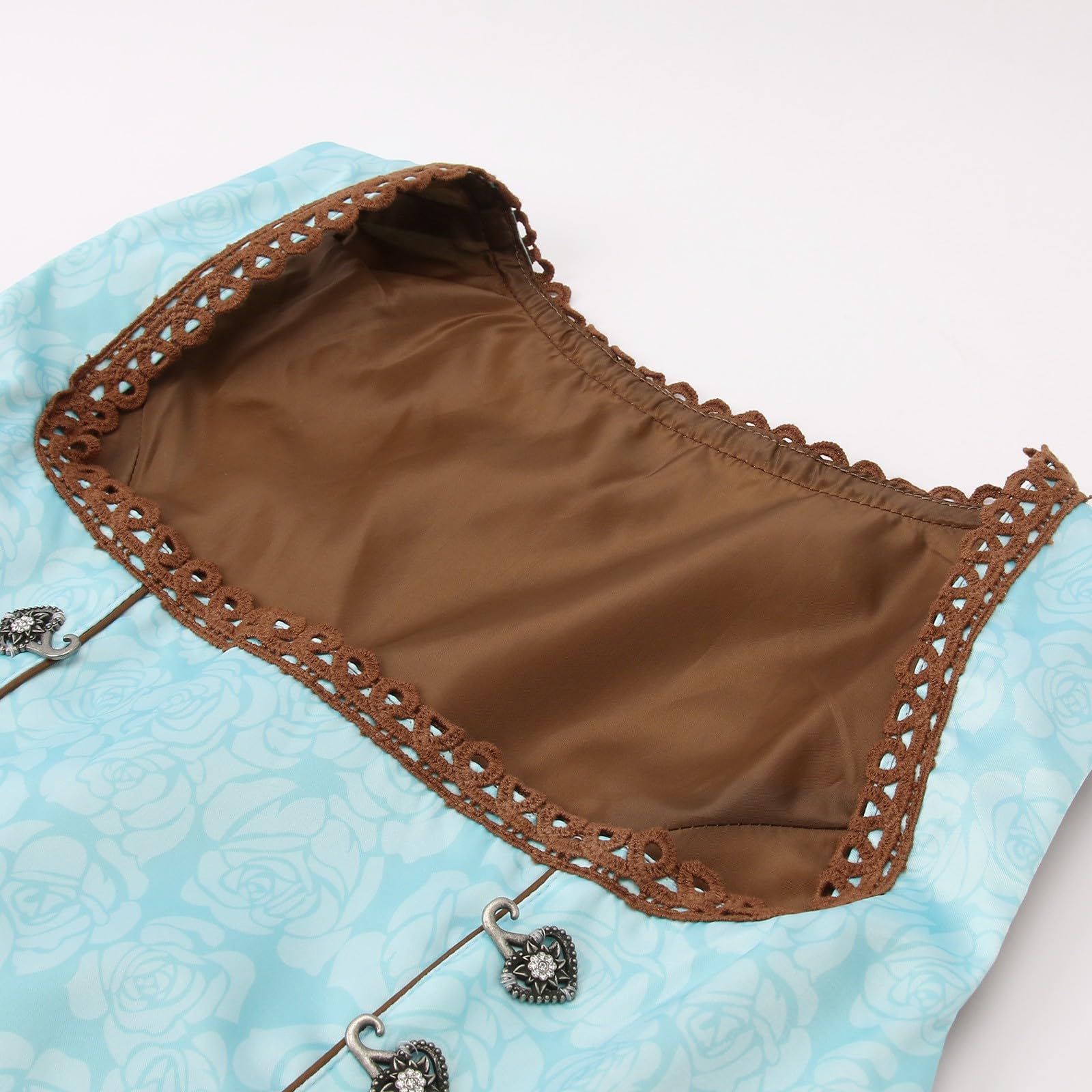 SKFLABOOF Dirndl Damen Samt Lang Grosse Grössen Midi Dirndlkleid 'Dirndl Oktoberfest Outfit Dirndlschürze Modern New Yorker Kollektion 2014 Für Kurz Wiesn