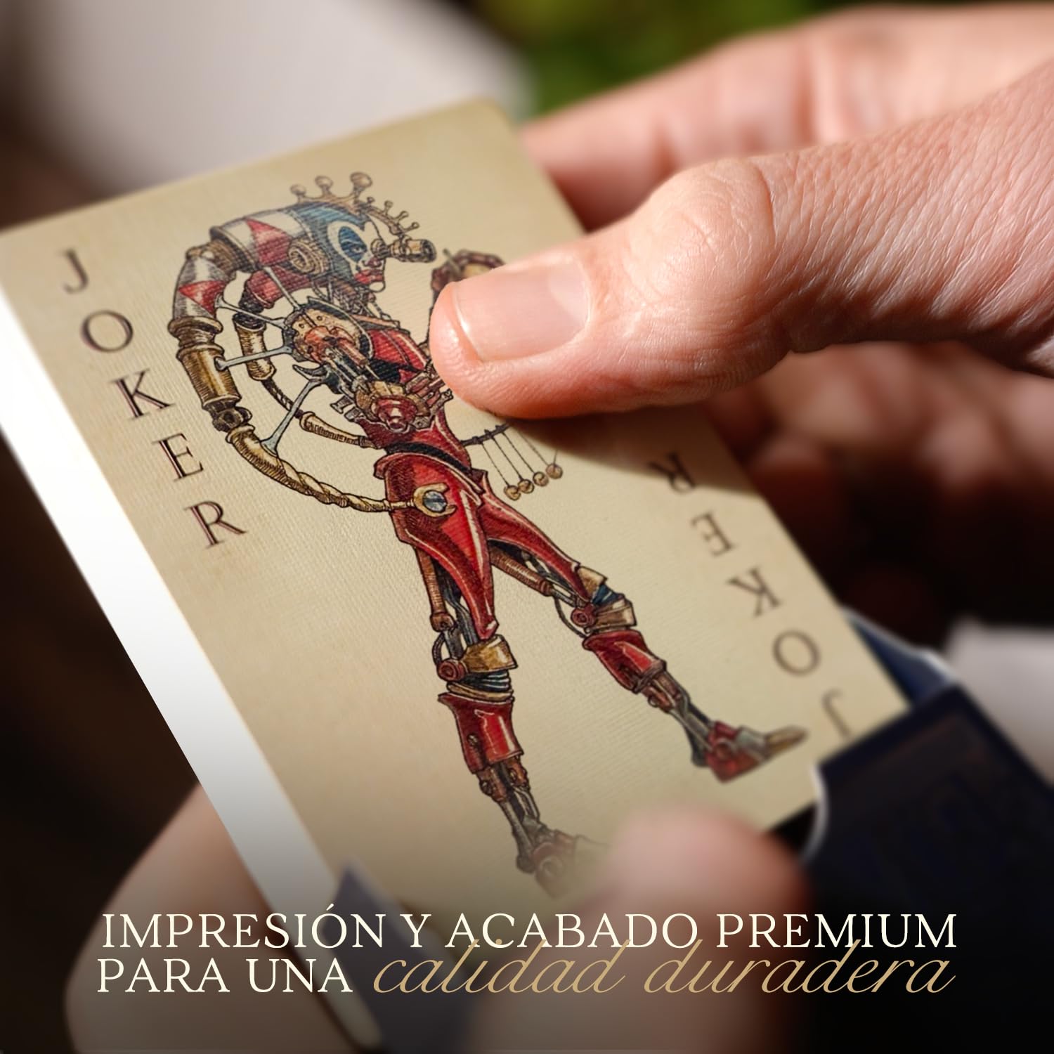 Hungry Minds The Game Baraja de Póker Profesional de 54 Cartas