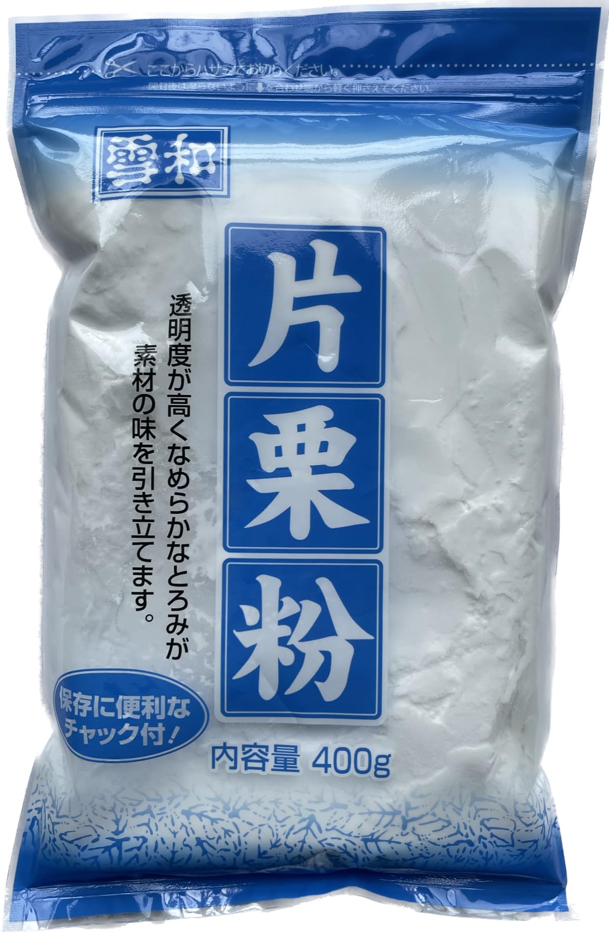 Amazon.co.jp: 雪和食品 片栗粉（加工澱粉）チャック付 400g : 食品
