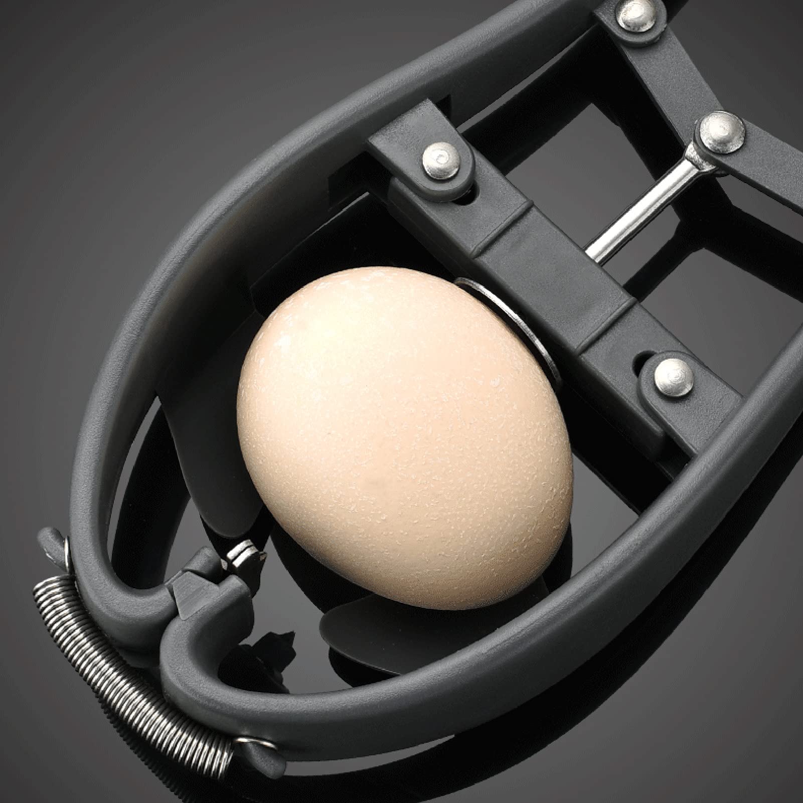 Eierkraker, roestvrijstalen eierscheider, automatische eierkraker voor scheiden van rauw eiwit, draagbare eieropener, eenvoudige eierschaalsnijder, creatief keukengadget