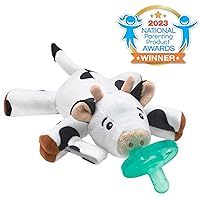 Vista 7 de Philips Avent Soothie Snuggle Pacifier Holder with Detachable Pacifier, 0m+, Cow, SCF347/05
