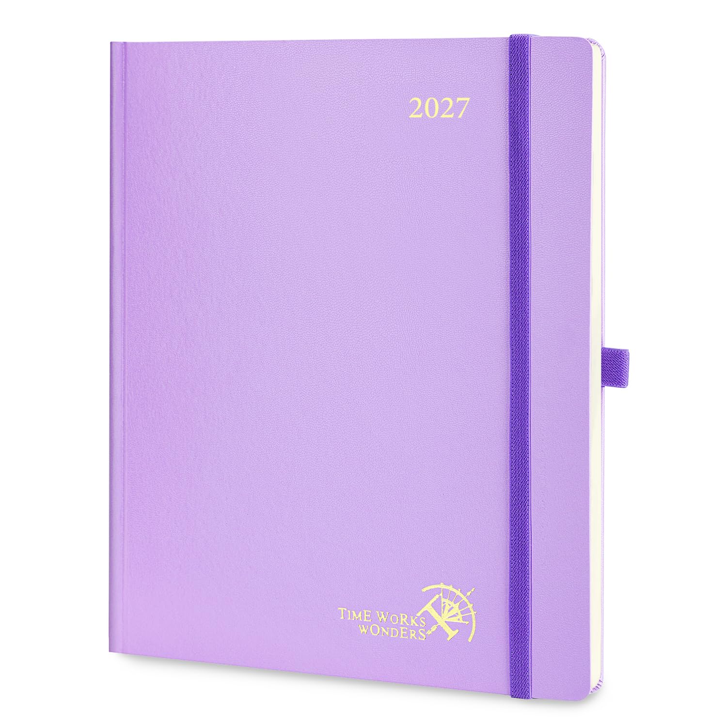 POPRUN 2027 Diary Week to View Approx. A4 Large – Hardback, Vertical Layout — image 1