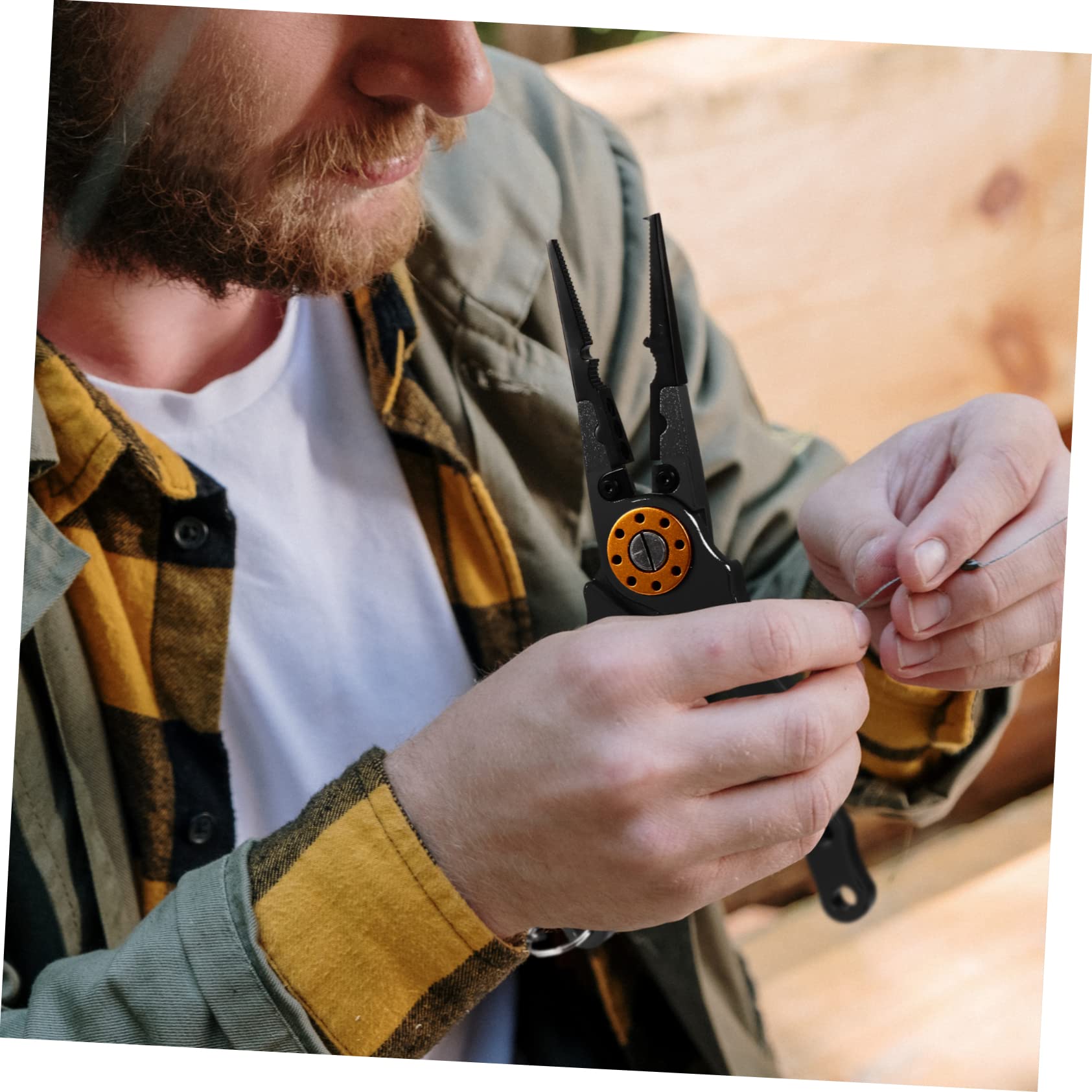 Anneome Fishing Plier Aluminium Legierung Multifunktionale Hakenentferner Und Schnur Cutter Für Angeln Leicht Ergonomisch -bedienung Konstruktion Für Verschiedene Angelschnüre