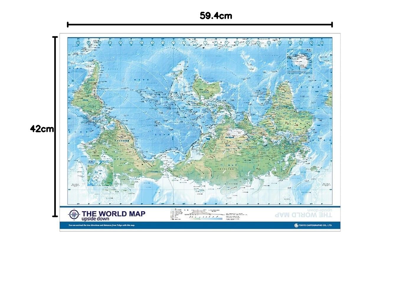 『北極からみた世界地図』ワールドマップ【新品 未使用品】 北極からみた世界地図』ワールドマップ【新品 未使用品】 - メルカリ
