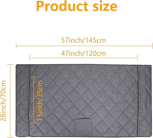 Miniatura 4 de TUYUU Fundas de asiento para carrito de golf, manta de asiento EZGO resistente para carritos de golf de 2 personas