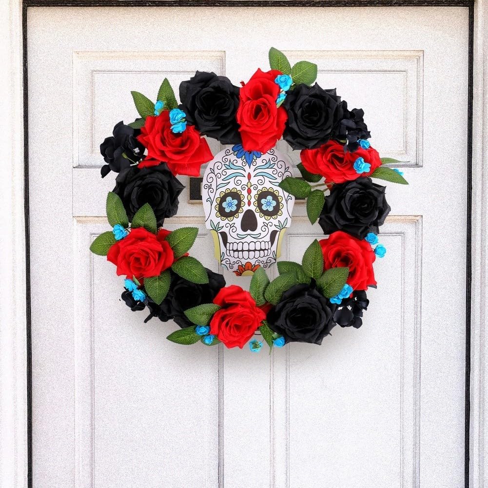 para corona Vid Natural con Calavera para madera Halloween México