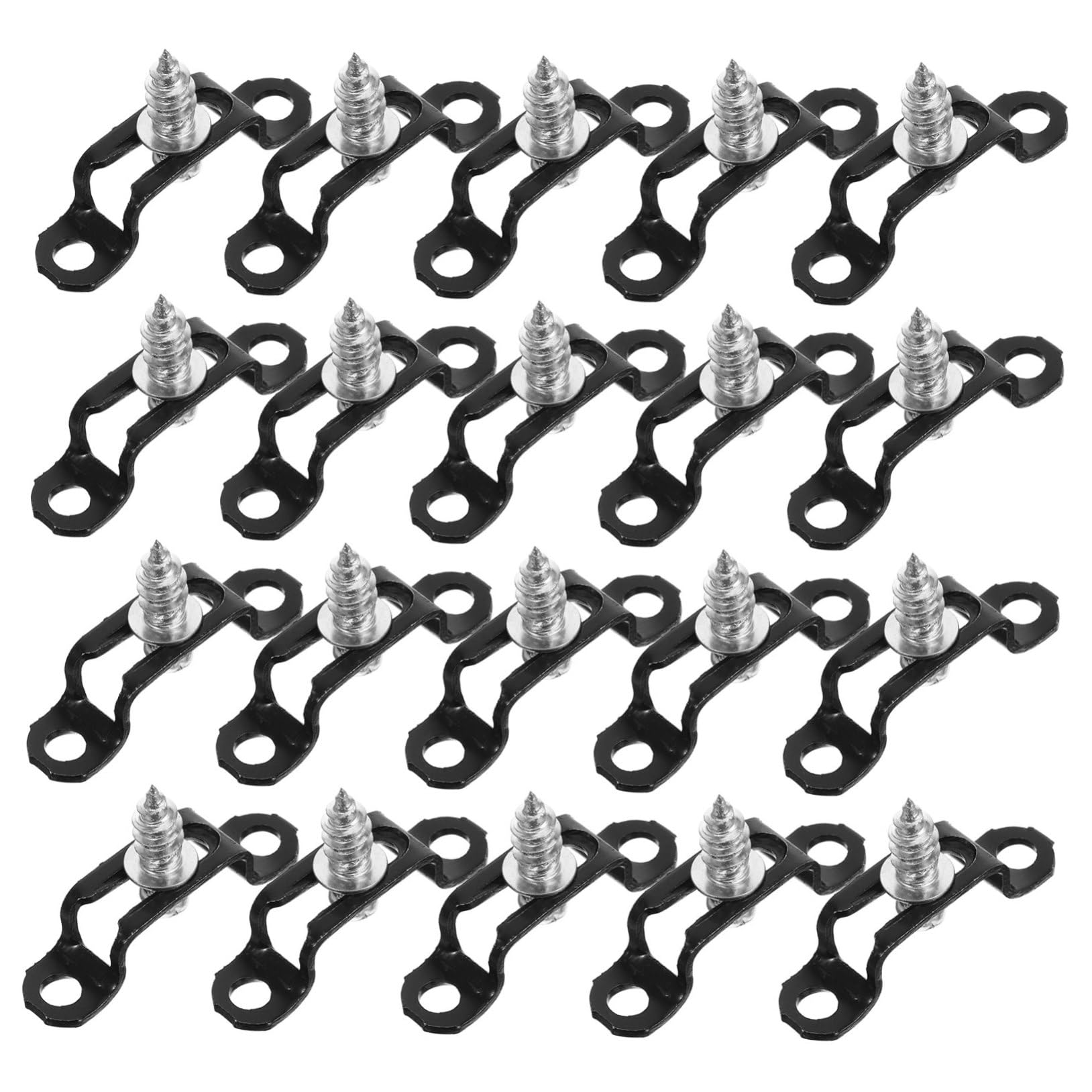 FUNOMOCYA 20pcs u Clamp Straps for Mounting Stainless Steel Tubing Clamp Heavy Duty Pipe Clamps
