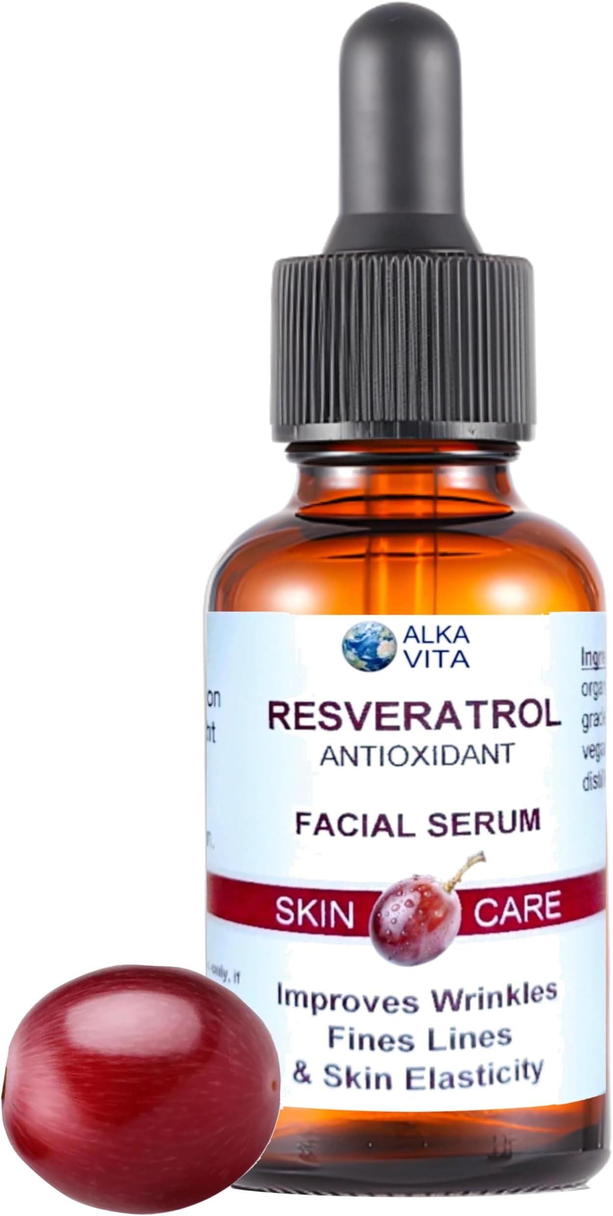 Resveratrol Skin Serum Antioxidant Anti-Aging Factor Improves Fine Lines Wrinkles & Skin Elasticity Cosmetic Grade