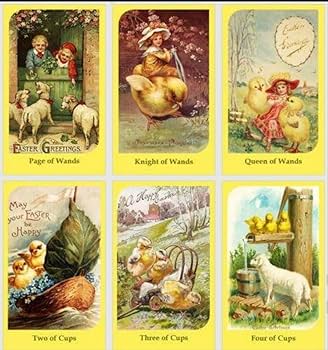 イースター タロット デッキ 占い 春 ルノルマン オラクルカード  ビンテージ Amazon.co.jp: イースター タロット デッキ 占い 春 ルノルマン