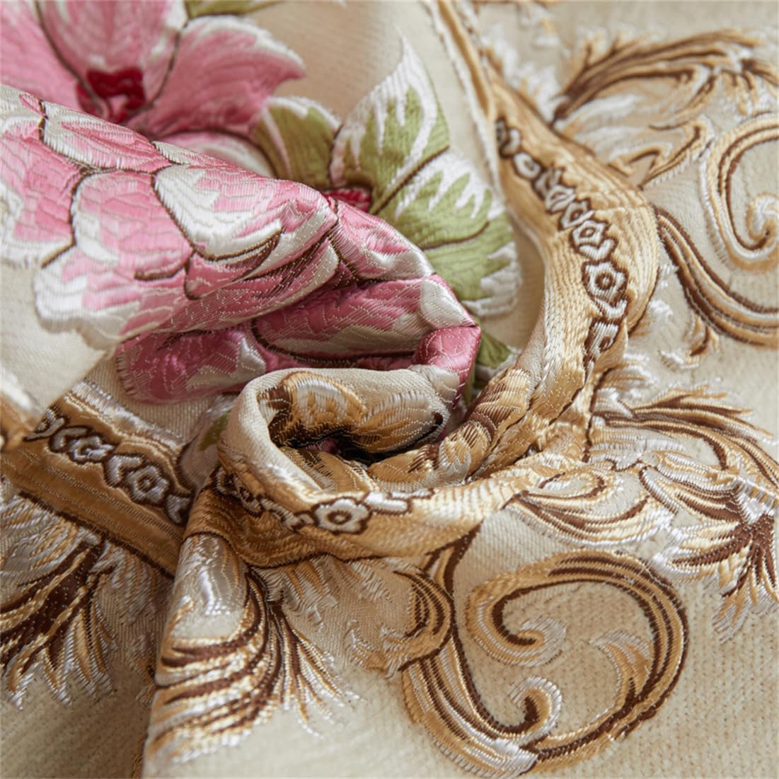 Set of 2 White Chenille Vintage Throw Pillows Covers 18x18in Sofa Couch Pillows for Living Room Floral Embroidered Cushion Cover for Bed Chairs Car