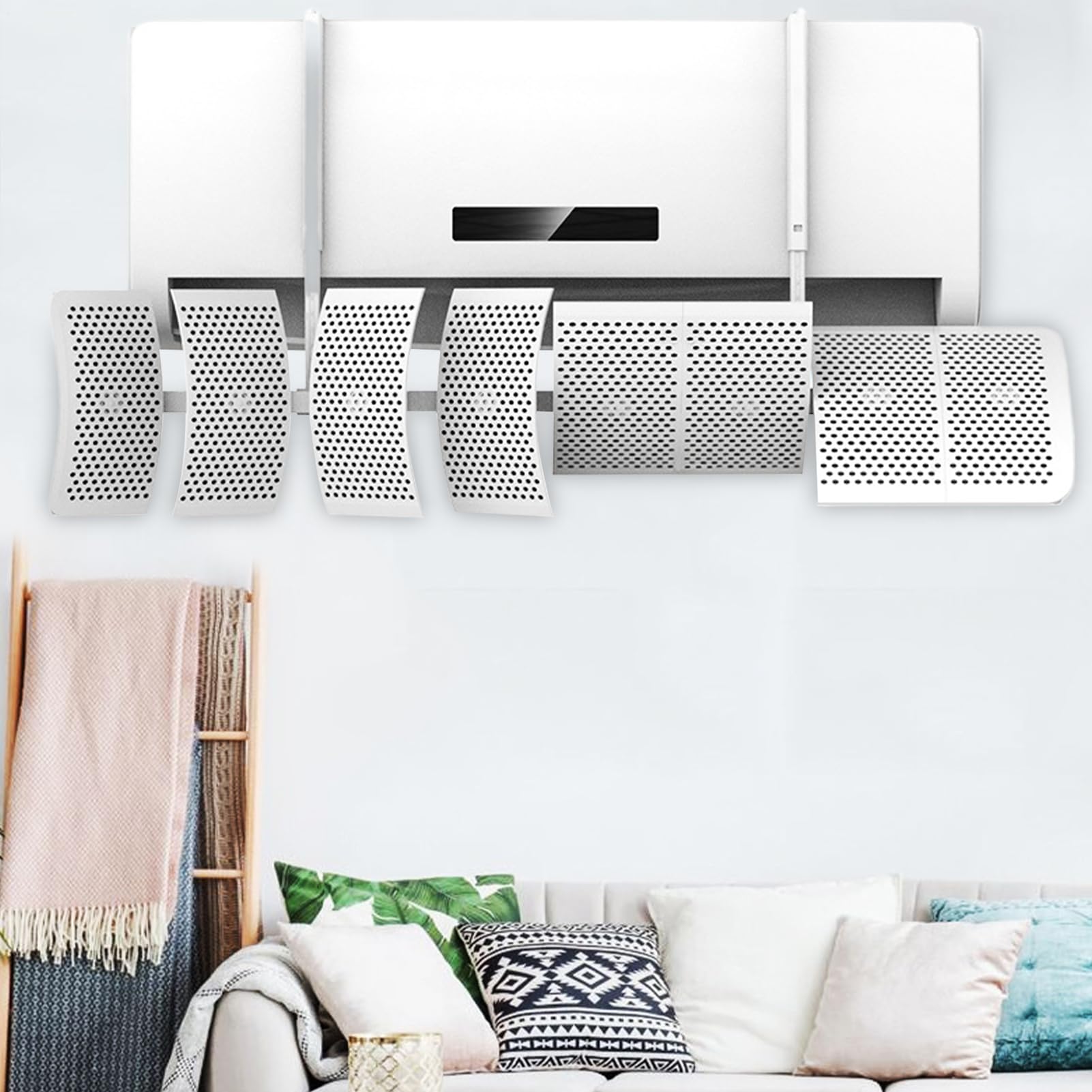 AC Air Deflector - Klimaanlage Leitblech, verstellbarer Windleiter, kalte Luft Umleitung | Haushaltsgeräte Zubehör Schlafzimmer Wohnzimmer Arbeitszimmer Effektive Kühlung Komfort