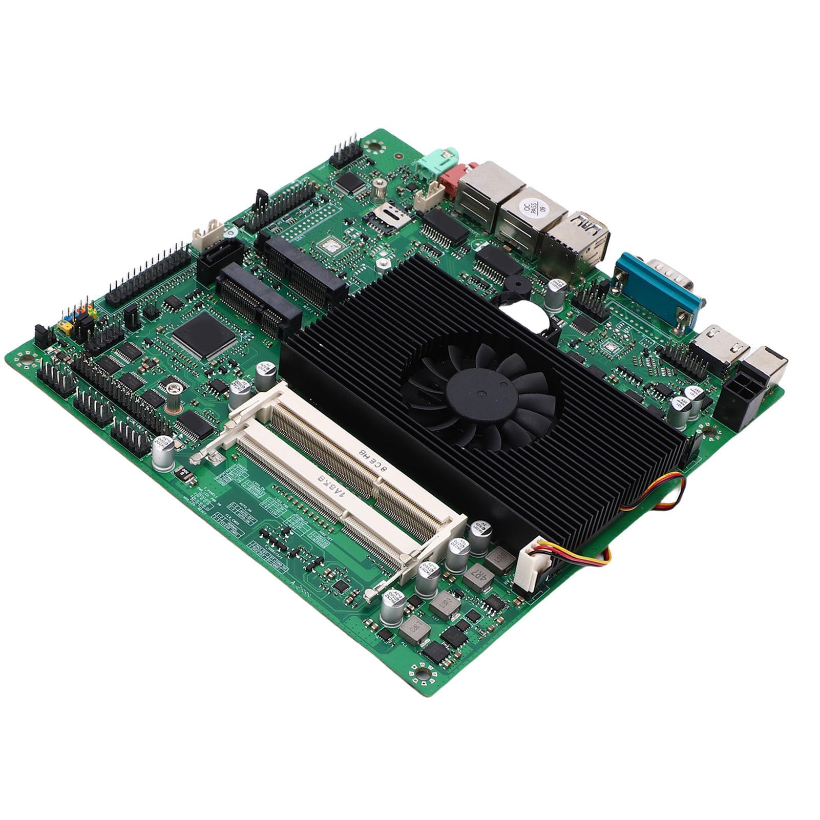 Placa Base NAS Industrial, Procesador Celeron I5 5200U de 4 Núcleos y 4 Hilos hasta 3, GHz, Gráficos UHD de caché de 6 M, con 6 MSATA3.0 para Almacenamiento NAS de Servidor