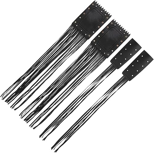 Miniatura 4 de Funda universal para manillar de motocicleta, con flecos, para manillar de motocicleta, universal para Victory Cruiser, material de cuero sintético