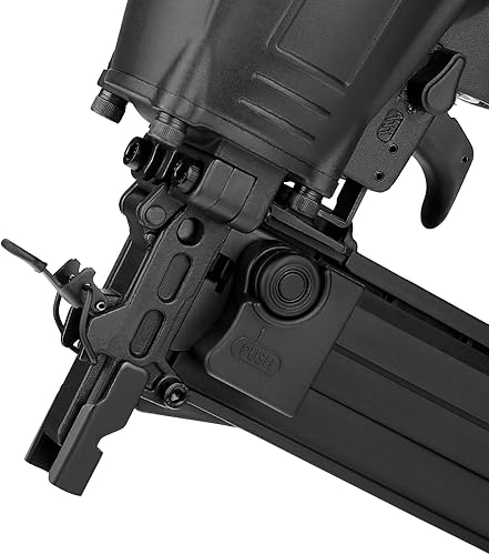 Miniatura 5 de HBT HBN851P 16GA - Grapadora neumática para construcción, grapadora de corona mediana de 7/16 pulgadas acepta grapas de 3/4 a 2 pulgadas