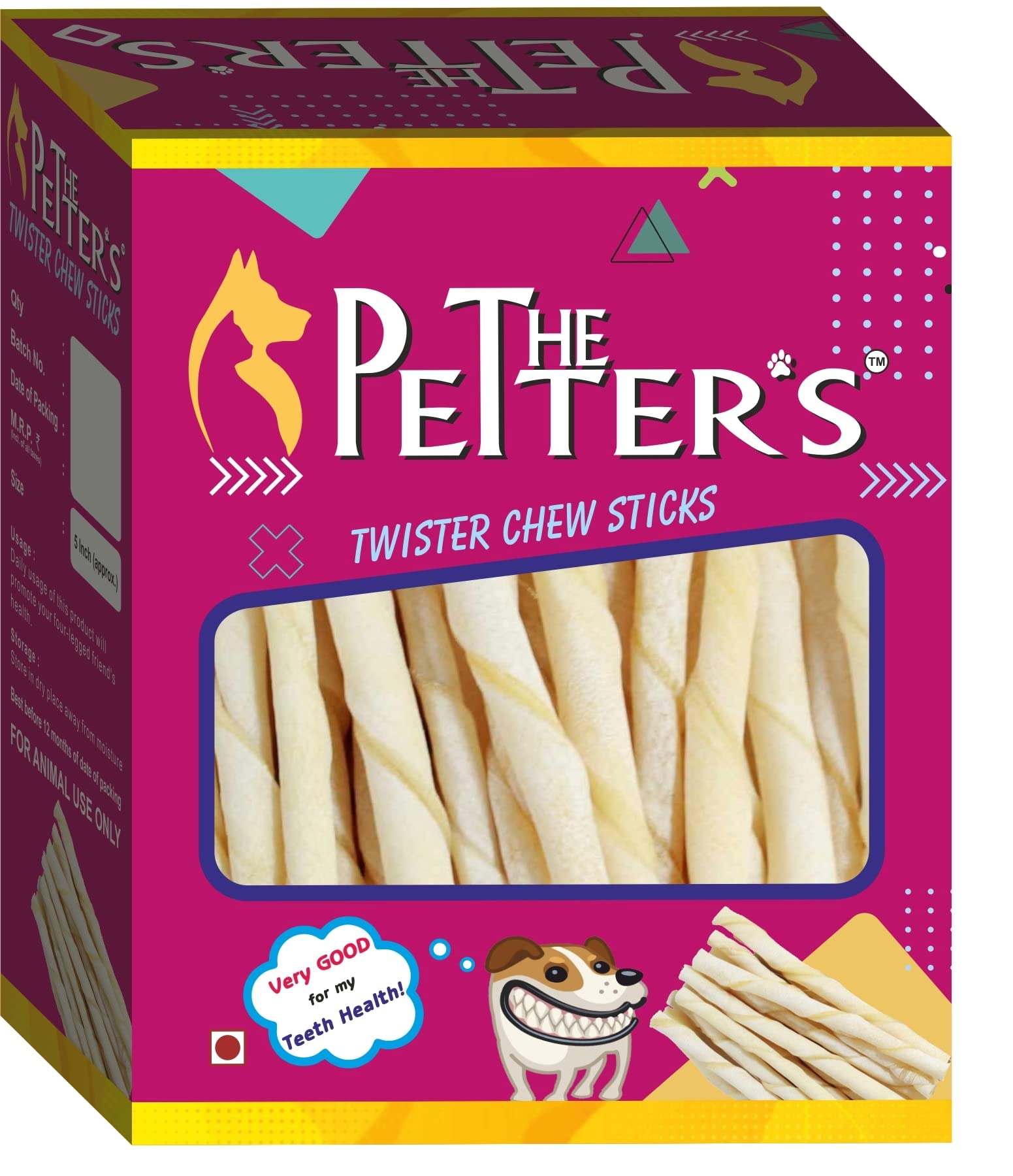 THE PETTERS Twister Chew Stick Easily Digestable Rich of High Protien (39 Pieces) (B09K7RYXZ4) Amazon Price History, Amazon Price Tracker
