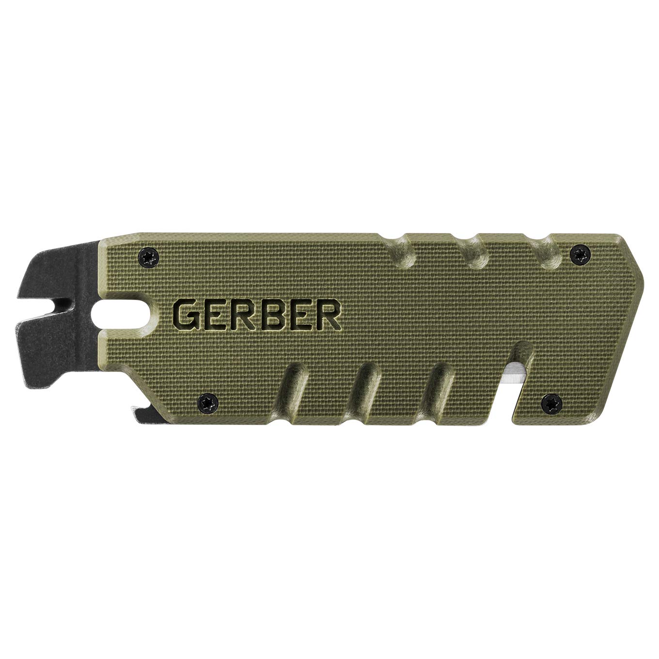 Gerber Gear 31-003743 Prybrid Utility, Pocket Knife with Prybar, Green - - 