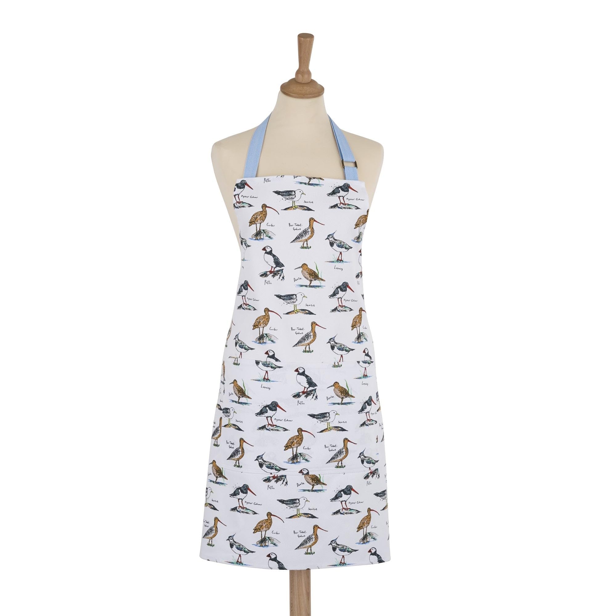 Ulster Weavers Blue - Coastal Birds - Apron - Cotton - One Size In