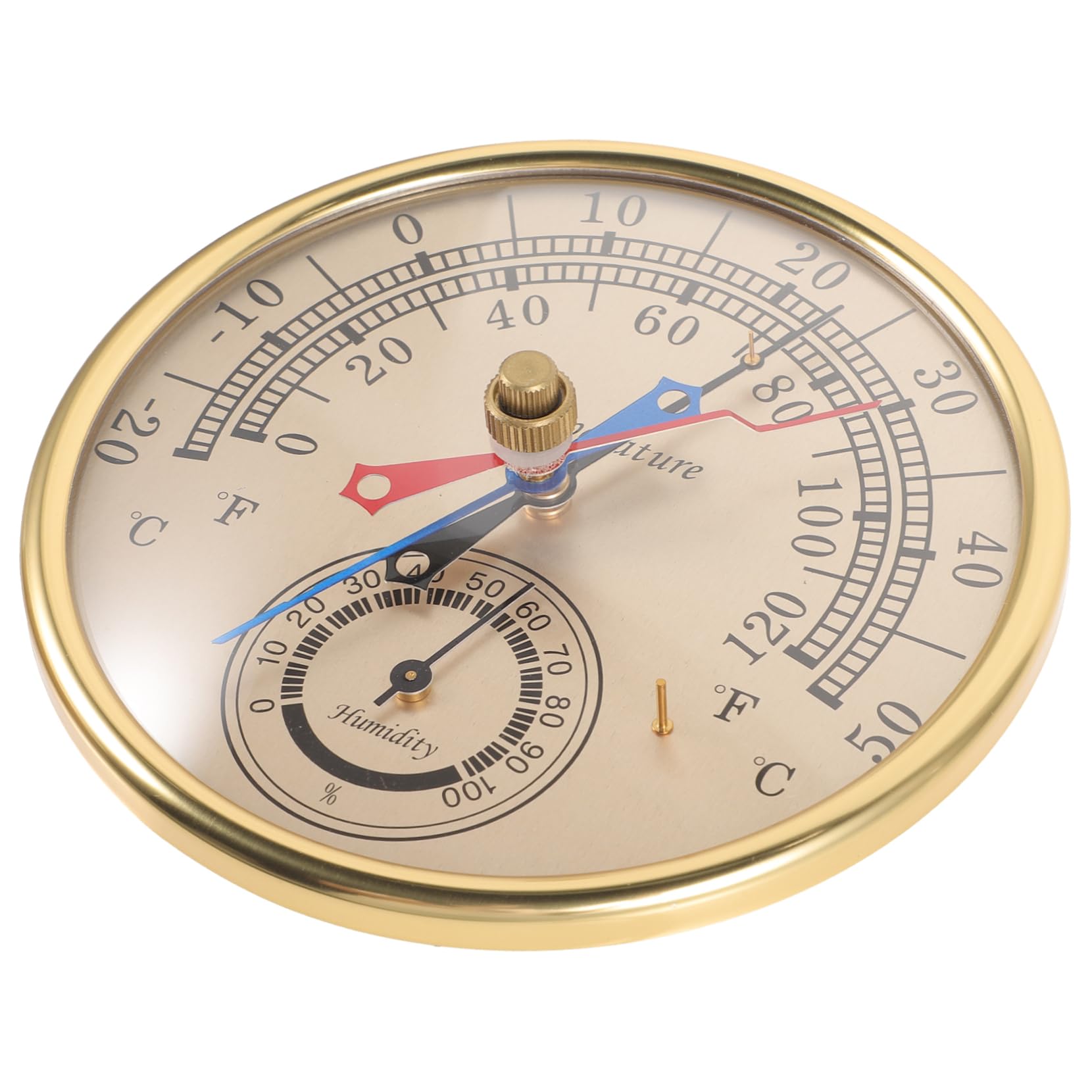 Kisangel 4 Pièces Thermohygromètre Thermomètre Maximum Et Minimum Hygromètre Horloges De Jardin Extérieures Étanches Météo Hygromètre De Température Thermomètres De Plein Air Un Verre