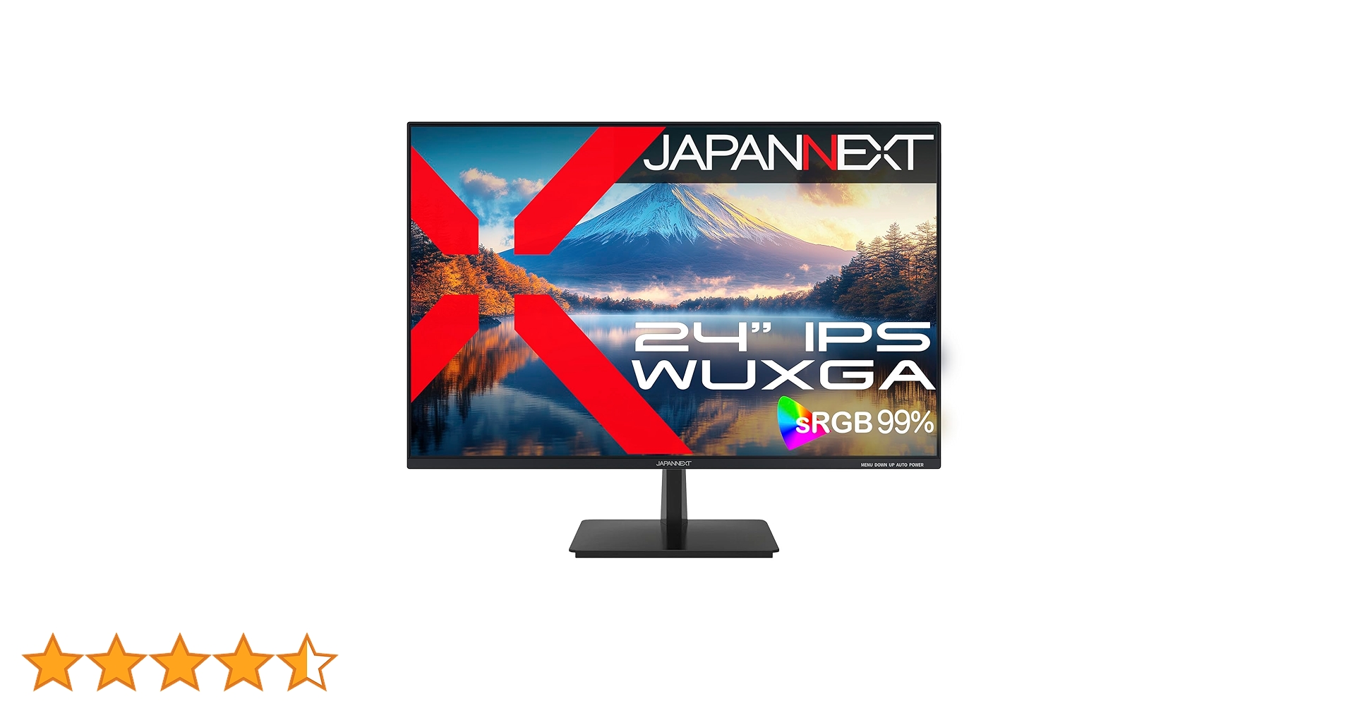 か*ん様 JAPANNEXT 24インチ LED モニター 本体 ECサイト限定】 JAPANNEXT 24インチ IPSパネル搭載 WUXGA