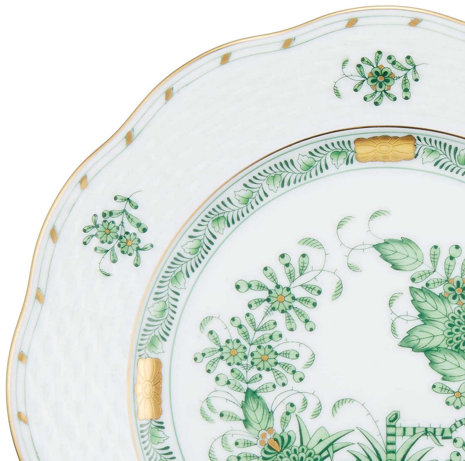 HEREND ヘレンド インドの華 グリーン 皿 19cm 定価44,000円 Amazon.co.jp: ヘレンド(HEREND) FV インドの華・グリーン プレート