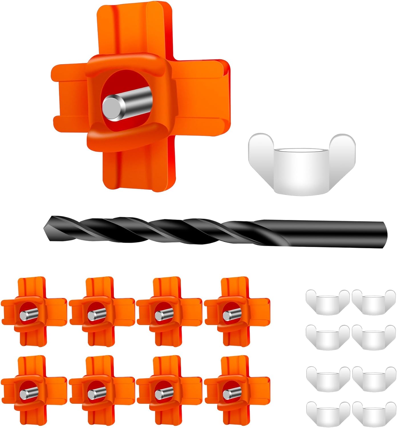 Eggluuz 8-Pack Horizontal Chicken Waterer Nipples - Leak-Proof Automatic Side Mount Drinker for Chickens, Easy Install