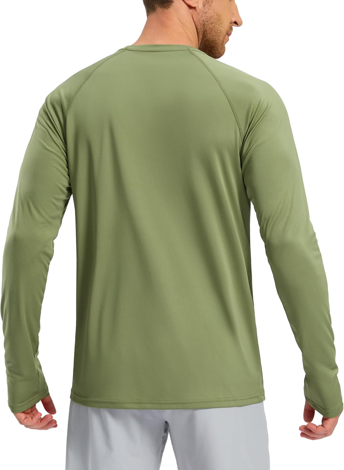 Pudolla Men's Sun Protection Shirts UV SPF UPF 50+ Rash Guard Long Sleeve Lightweight Quick Dry Brethable Swimming Fishing - Image 2