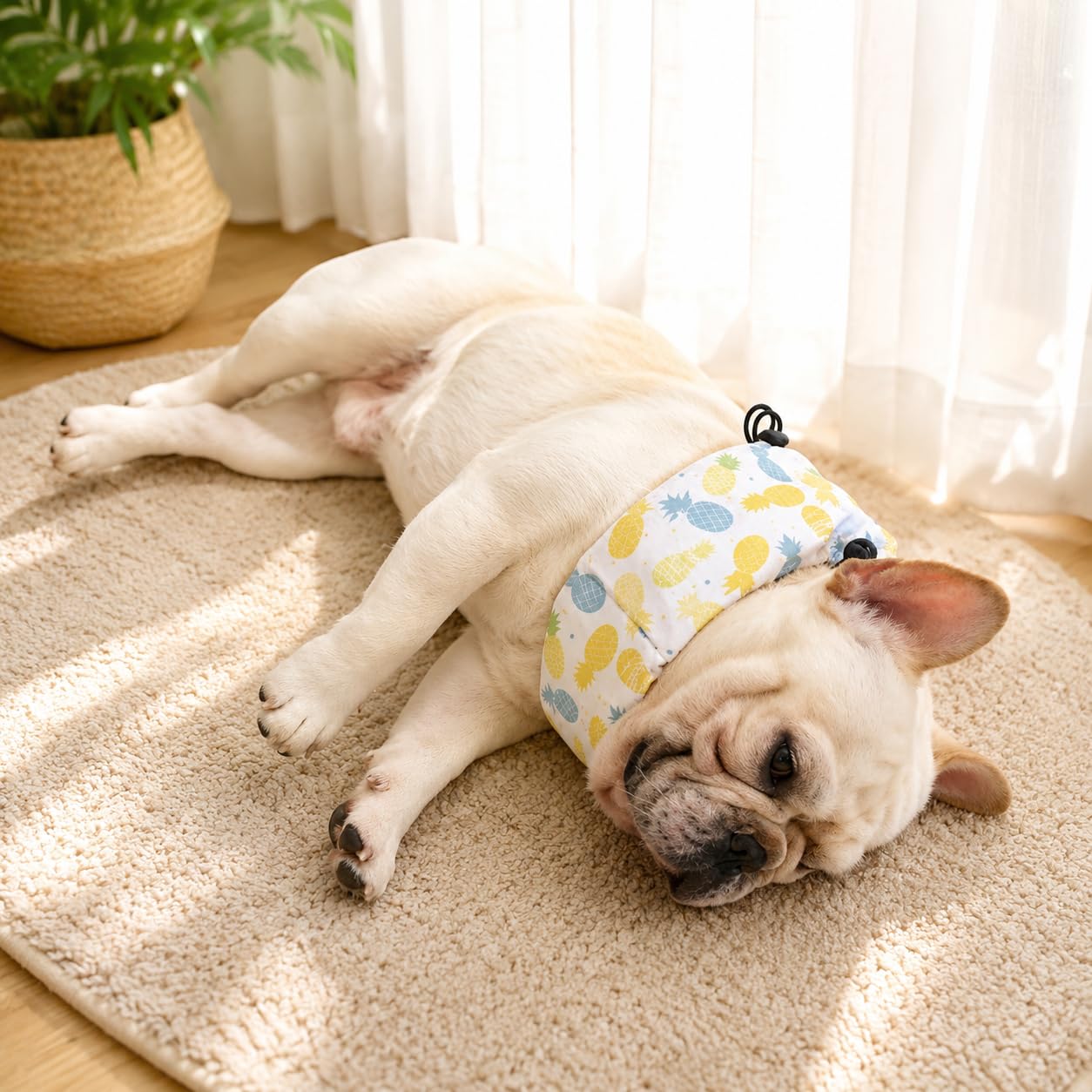 Amazon | PP&DD クールバンド 犬 保冷剤付き 夏に涼しいクールバンダナ 