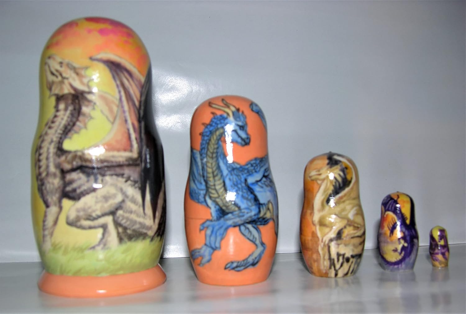 Dragons nesting doll