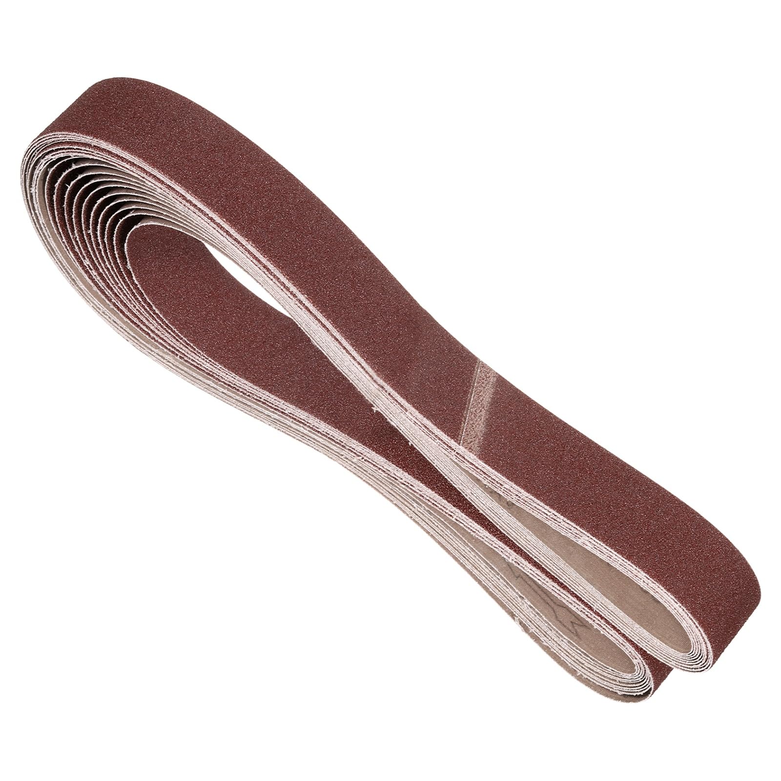 20 Pcs Bandas de Lijado 50mm x 1829mm 60 Grit Óxido de Aluminio Papel de Lija Abrasivo para Lijadora de Banda Molienda de Metal Trabajo en Madera Eliminación de Óxido