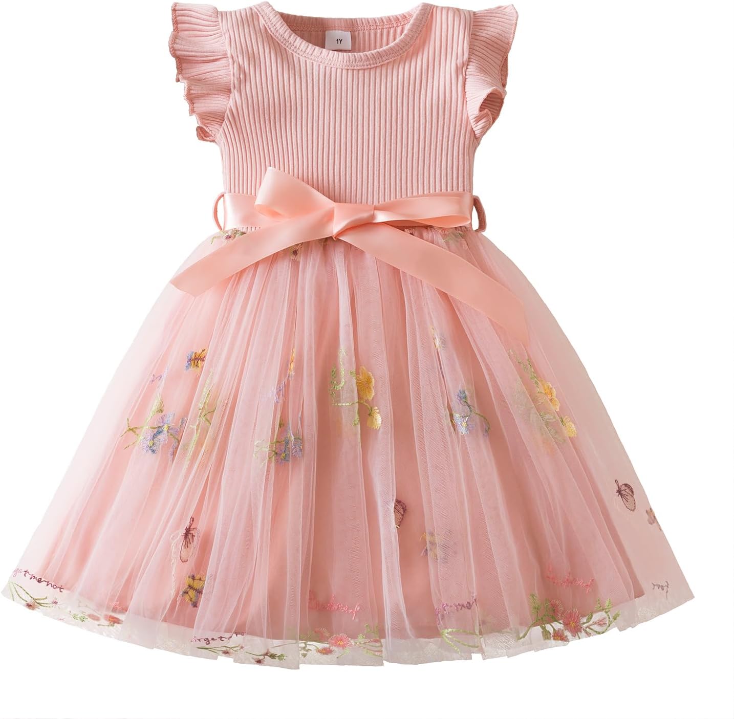 Toddler Girl Summer Dress Tulle Ruffle Sleeveless Baby Girl Fashion Casual Spring Dresses 1-5Y - Image 8
