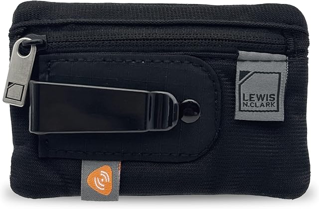 Lewis N. Clark RFID Clip Stash, Black, One Size
