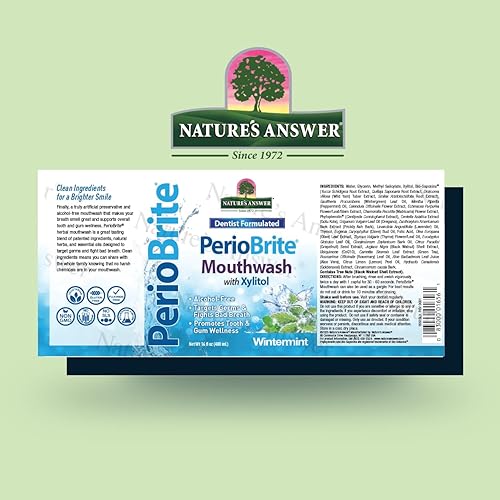 Miniatura 2 de Enjuague bucal Natures Answer PerioBrite sin alcohol