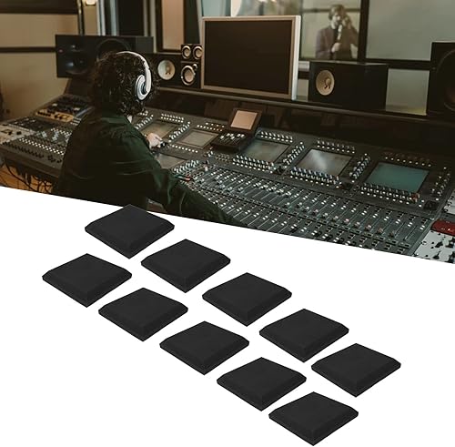 Miniatura 7 de 10 paneles de espuma a prueba de sonido, ignífugos, suaves, grises, absorben espuma acústica de sonido