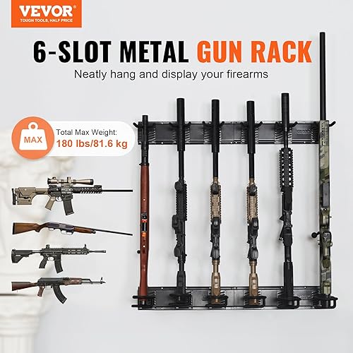 Miniatura 2 de VEVOR Gun Rack Wall Mount, Gun Display Rack