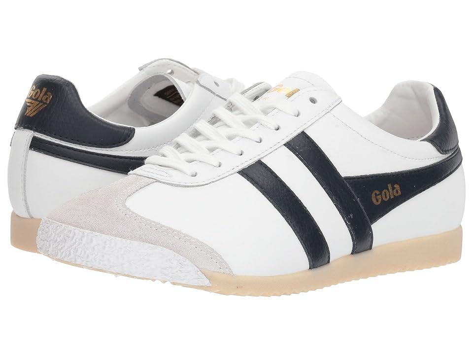 

Gola Harrier 50 Leather (White/Navy) Women's Shoes
