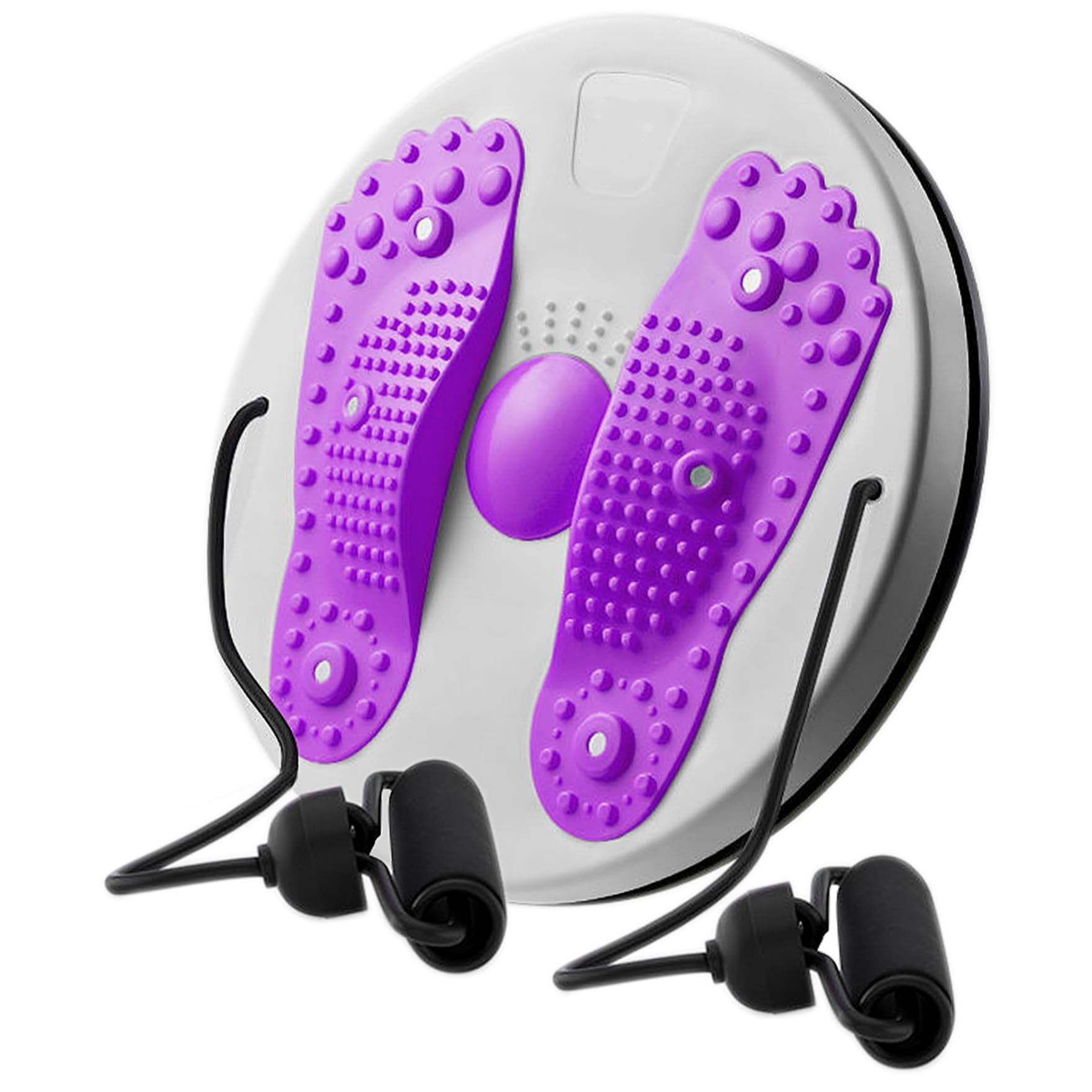 Waist Twisting Disc,Massage Waist Twisting Board with Pull Rope Engineering Exercise Equipment Ab Twisters Boards with Massage Foot Sole for Slimming Waist Arms Hips and Thighs