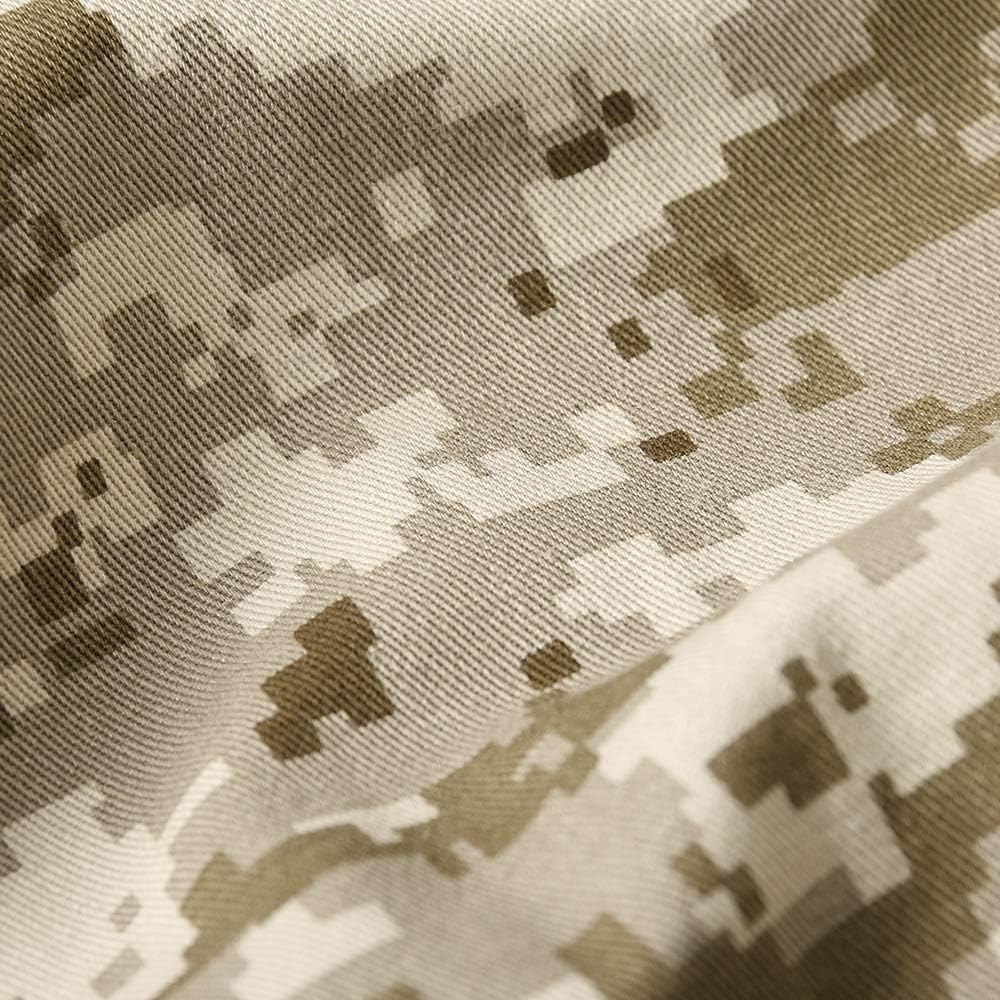 OCHENTA Men's Cotton Casual Cargo Shorts, Relaxed Fit Solid & Camo Summer Military Work Shorts for Hiking Tactical - Image 9